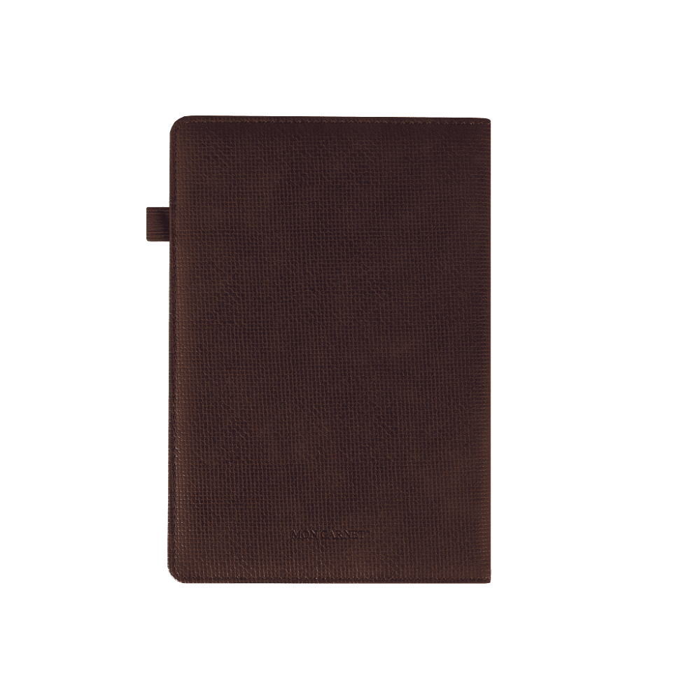 Ежедневник Smart Sergio Luna Lada А5, коричневый, недатированный, в твердой обложке